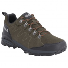 Jack Wolfskin Buty trekkingowe Refugio Texapore Low - Skóra zamszowa, wodoodporne - khaki męskie